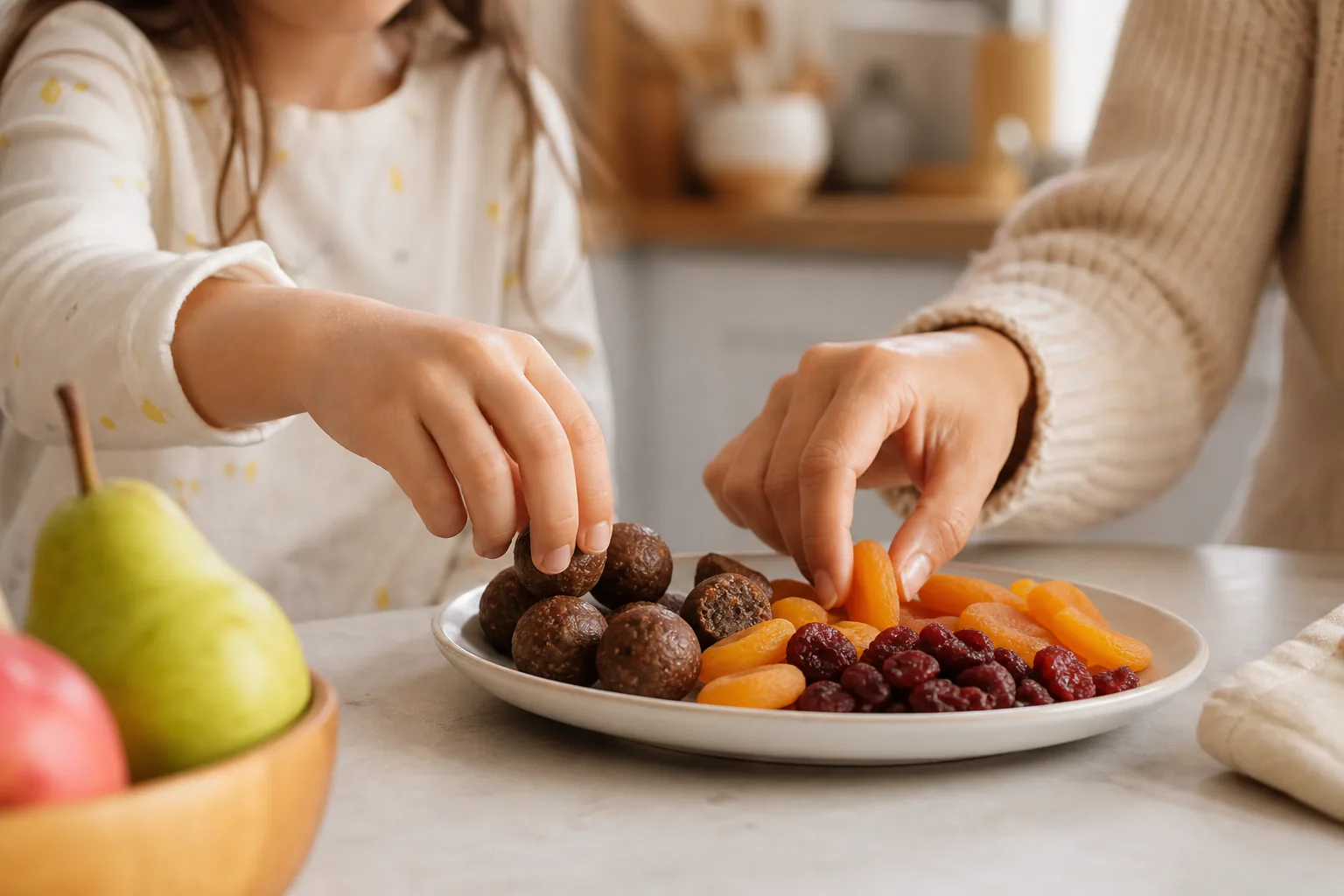 میان‌وعده شکلاتی خانگی برای کودک