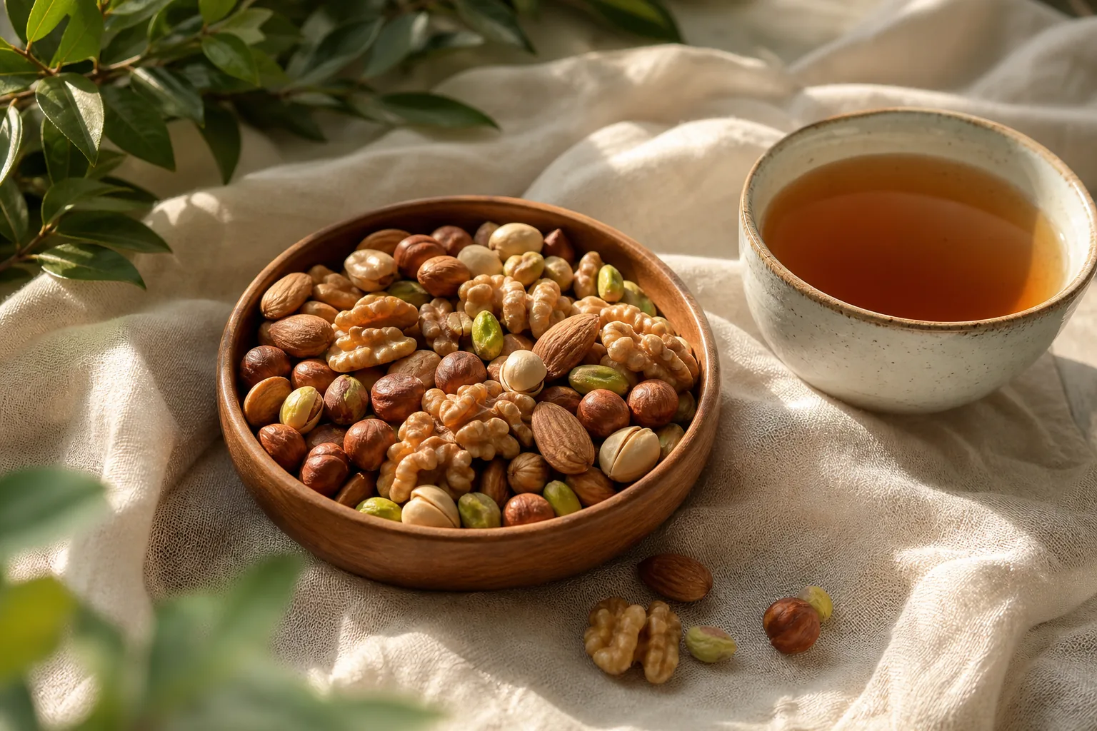 میان‌وعده آجیل برای افت انرژی بعدازظهر