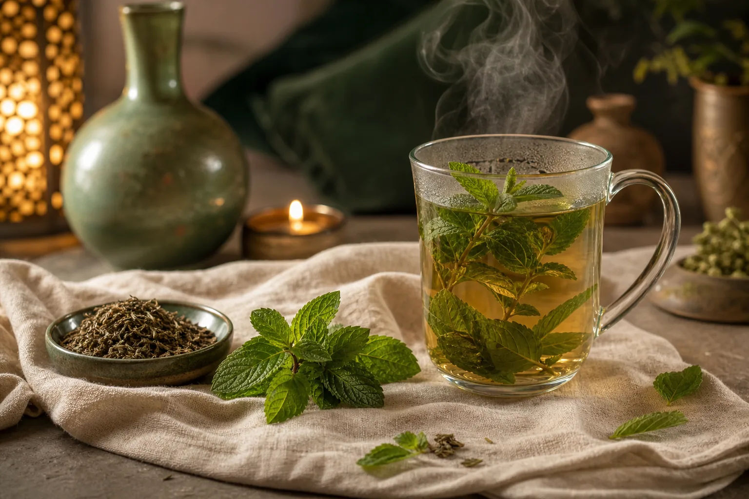 دمنوش گیاهی بعد از غذا