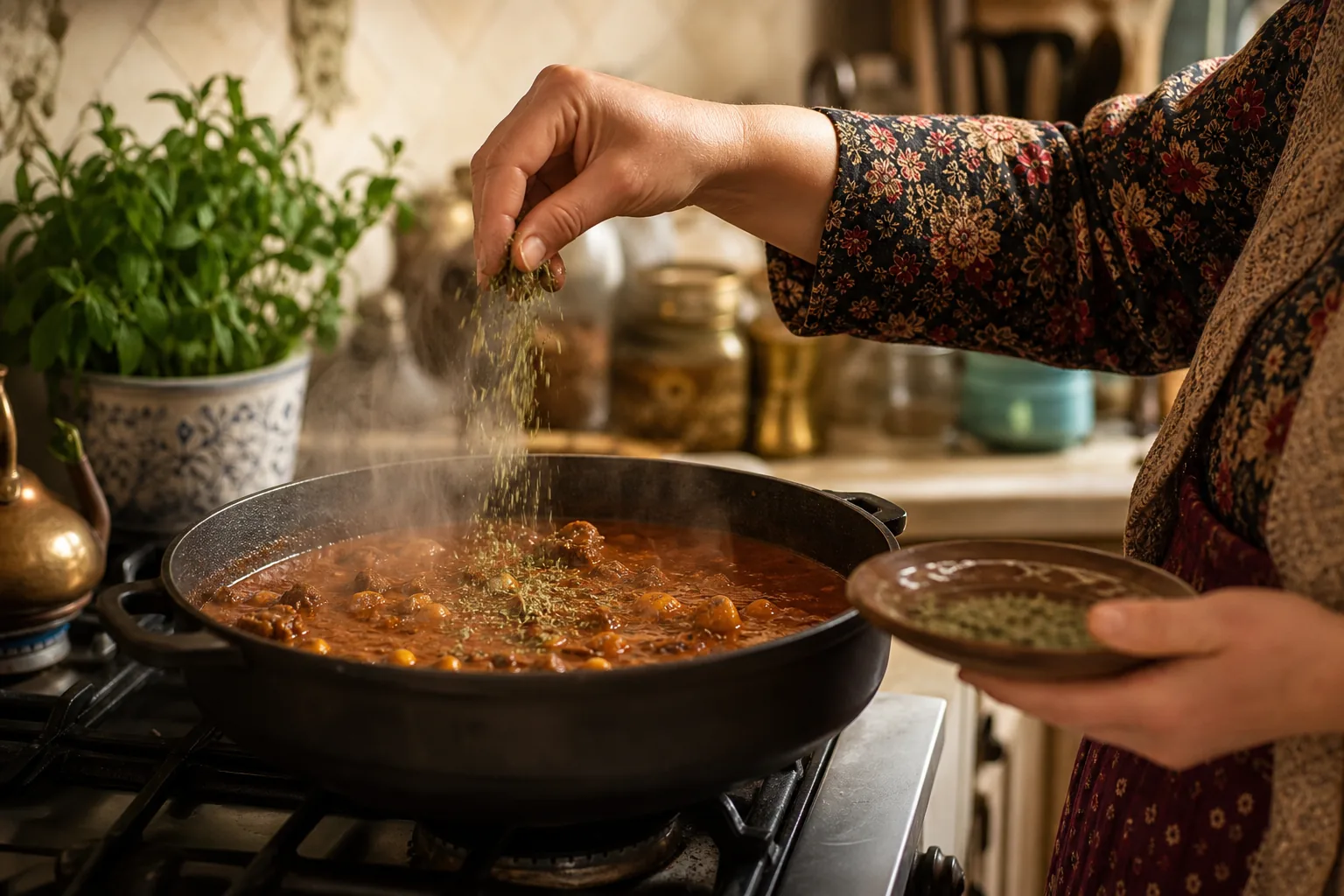 چاشنی پایه برای طعم غذا