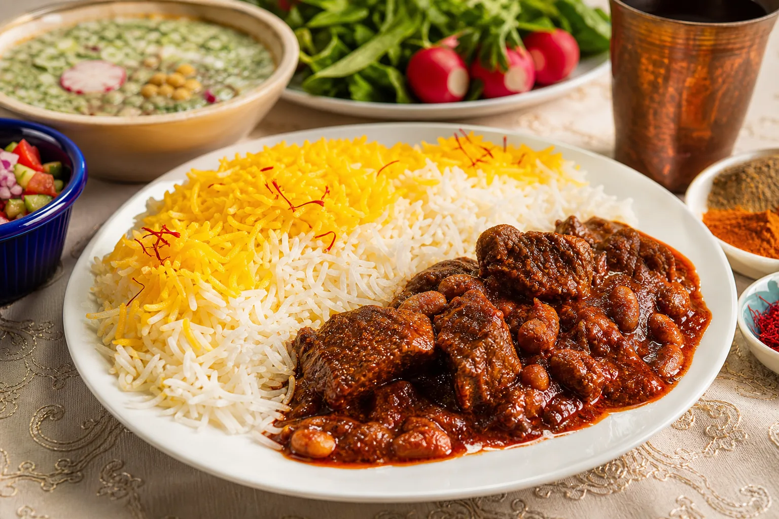 چاشنی برای خورش و کباب